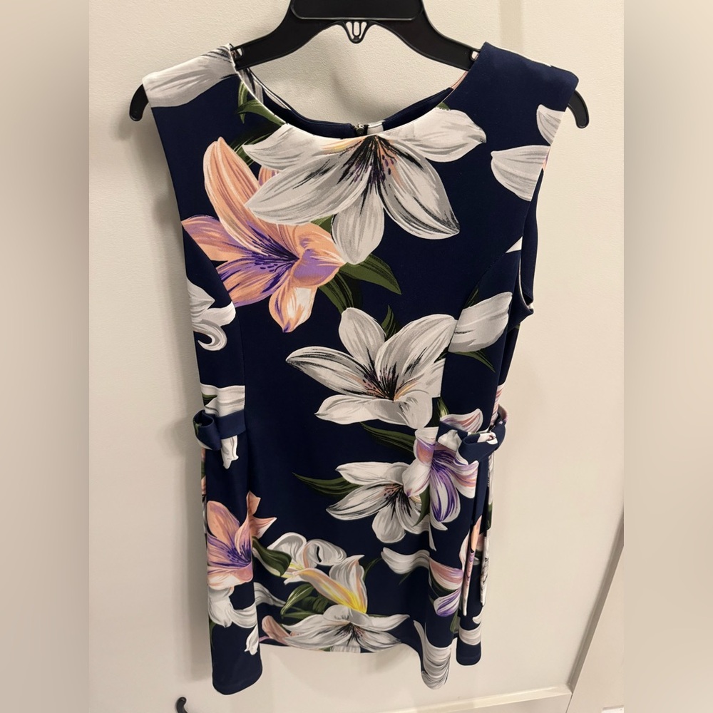 Professional Floral Work Dress Size 8